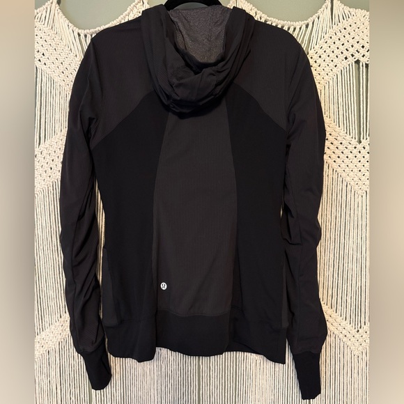 Lululemon Black Dance Studio Reversible Full Zip Hooded Jacket - Picture 8 of 11